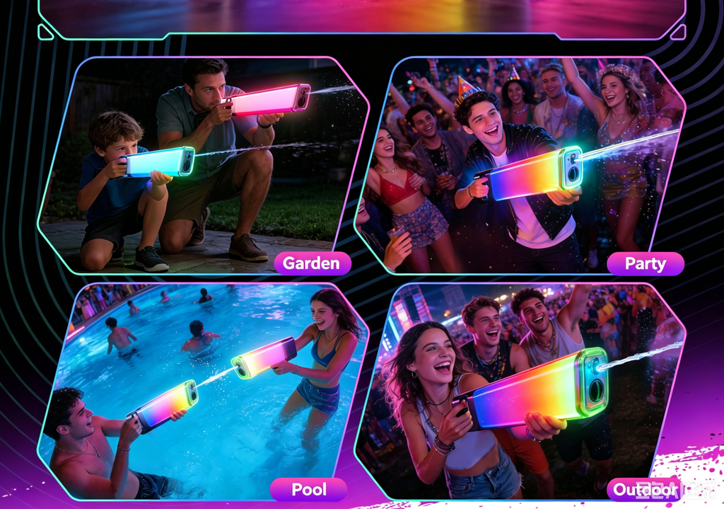 Colorful Electric Water Gun